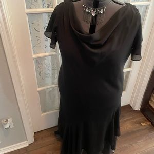 EUC *Worn Once* Size 24 Black Dress